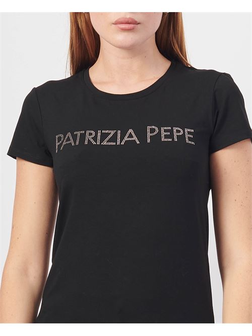 Patrizia Pepe t-shirt coupe slim ? col rond PATRIZIA PEPE | CM1419-J013K103